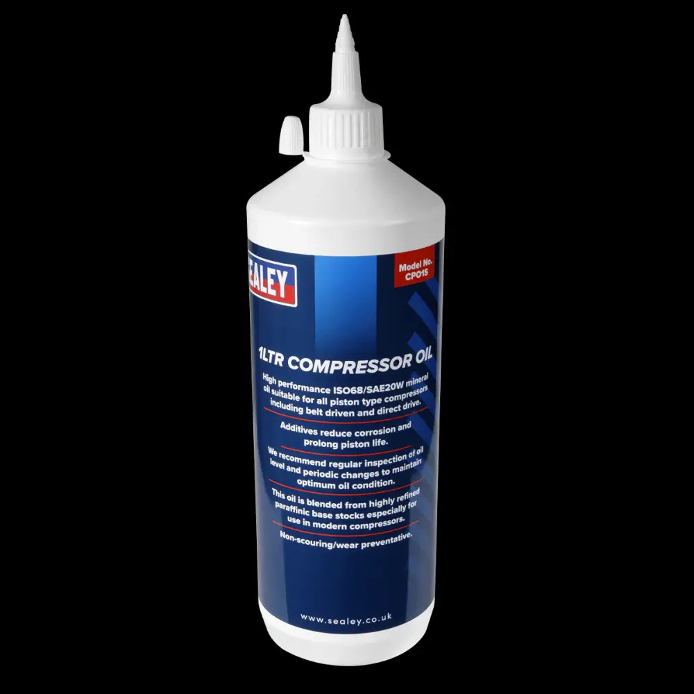 Sealey CPO1S Compressor Oil 1L Emergency Vehicles