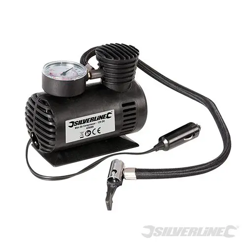 Silverline Travel Air Compressor 12V DC - 425689