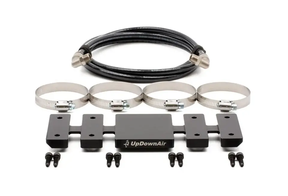 UpDown Air UTV ARB Twin Compressor Mount & Connector Kit - Midnight