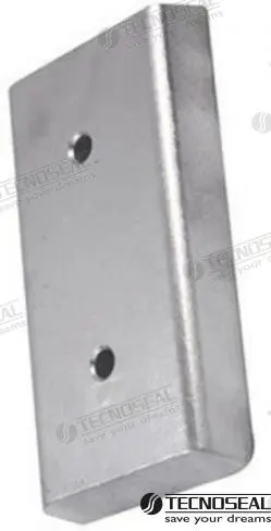 ANODO RECTANGULAR SPELTER 220X100X30MM