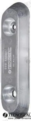 ANODO VETUS PLACA SPELTER 250X63MM 2,3KG