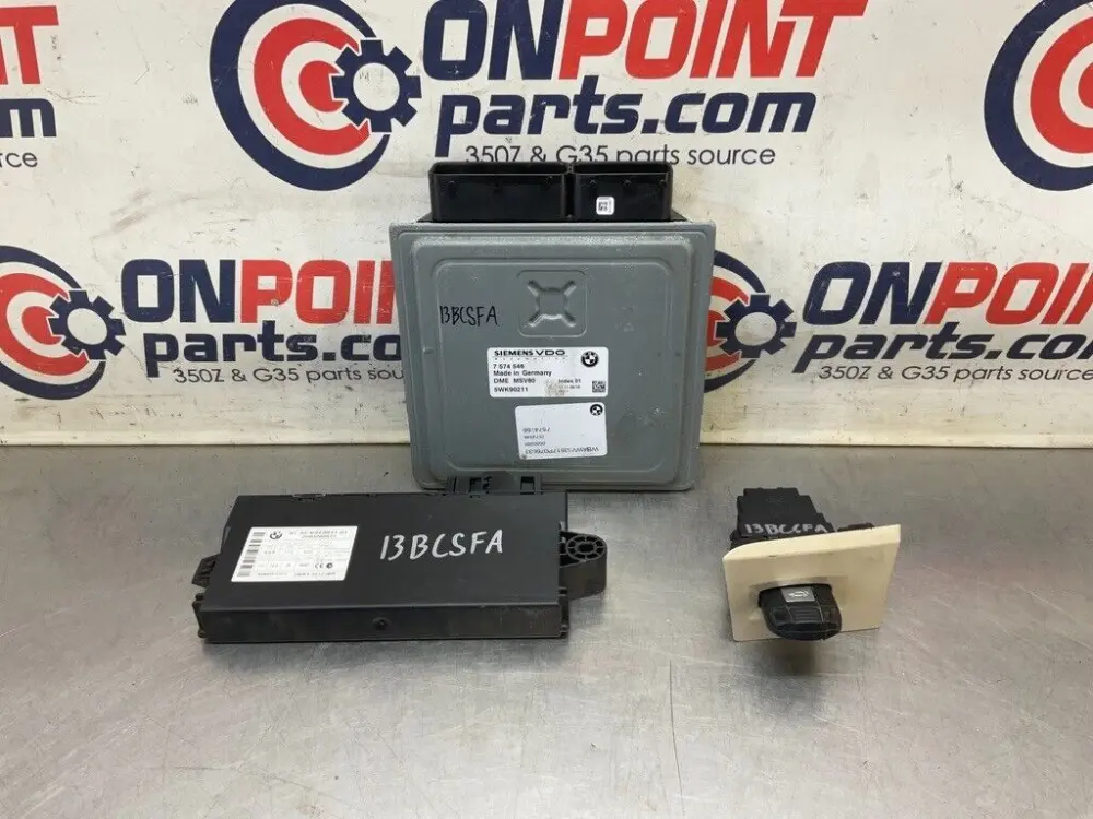 2007 BMW E92 328xi Key Adjust BCM ECM Wireless Key Lock and Anti Theft OEM 13BCSFA
