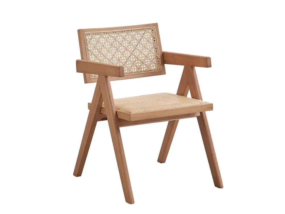 Velentina - Rattan Arm Chair adjust 2) - Natural