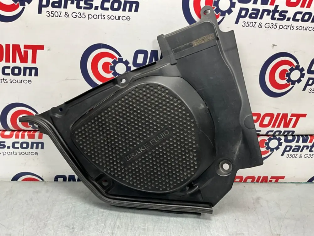 2004 Nissan Z33 350Z Driver Left Brake Fluid Cover Bezel Trim OEM 14BALF3