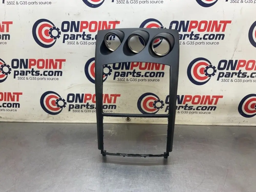 2008 Nissan Z33 350Z Front Center Dash Bezel Trim OEM 24BBTF7
