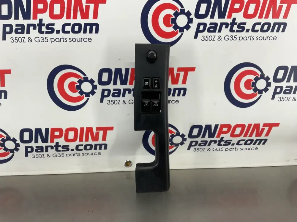 2008 Nissan 350Z Driver Left Master Window Door Lock Trim 80961 OEM 13BASDA