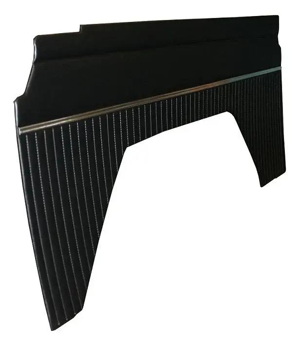 Black Vinyl Quarter Panel Inserts, 1966-77 Ford Bronco