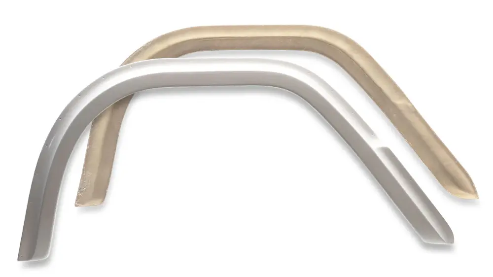 Fiberglass Rear Fender Flares w/Rivets & Welting, 1966-77 Ford Bronco