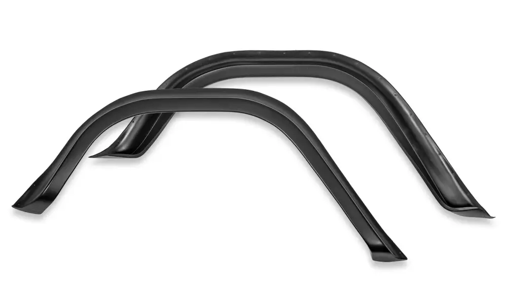 Ultra-Flex Bronco Fender Flares, FRONT ONLY Gliding Black