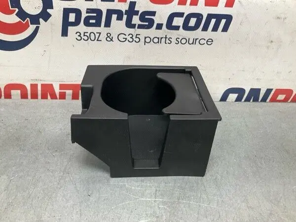 2007 Infiniti V35 G35 Center Console Cup Holder Insert Oem 14Bkyfc Carbon Fiber
