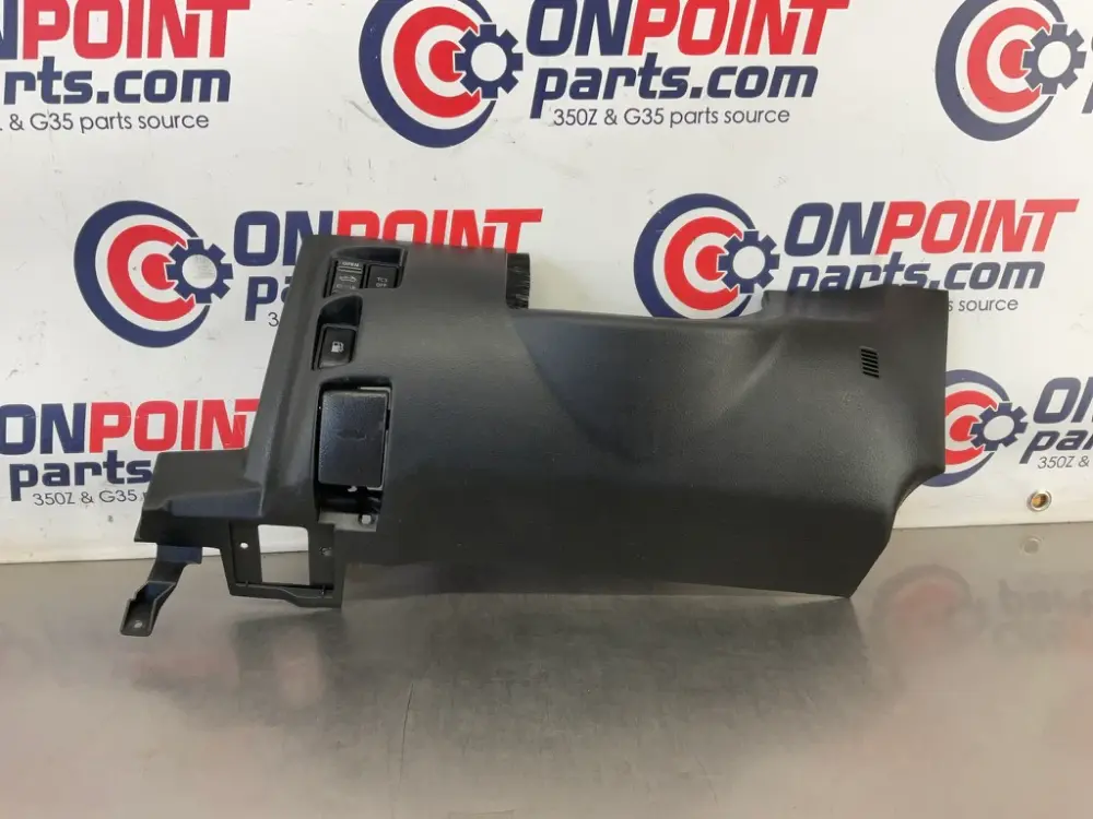 06-09 Nissan 350Z Driver Left Lower Dash Knee Panel Ebony 68106CF45A OEM 21BBPD7