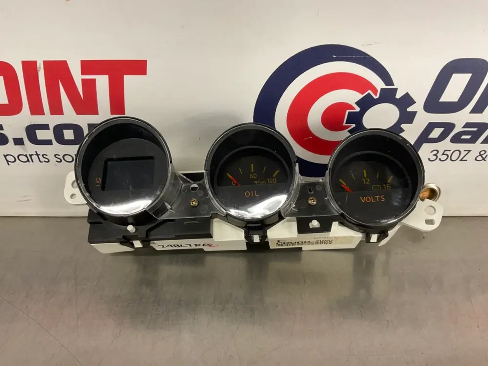 2003 Nissan 350Z Center Dash Instrument Cluster Oil Volts Clock OEM 24BL7DA