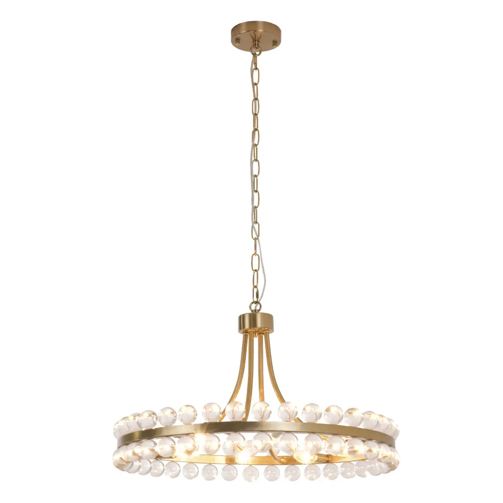 Brilliance Maxax 8 - Portable Dimmable Wagon Wheel Chandelier #19217