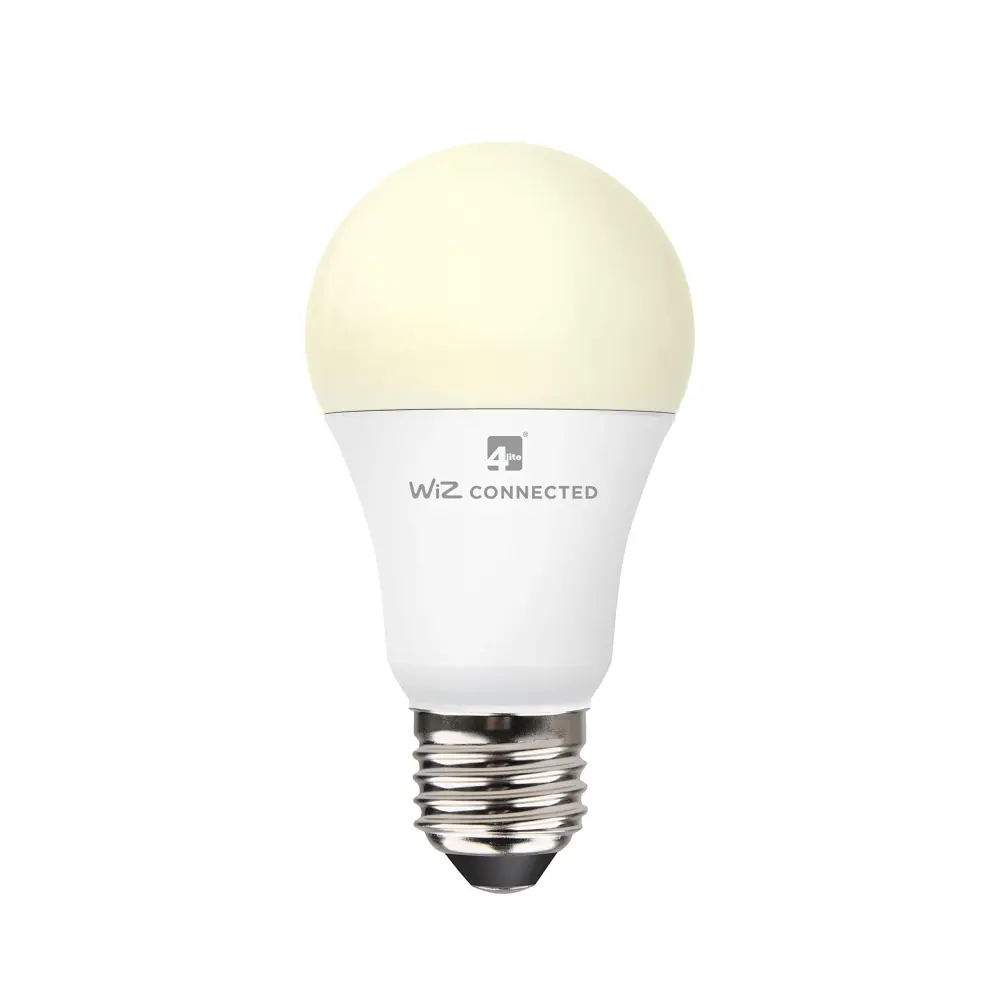 4lite Smart Wiz Connected LED Bulb A60 E27 Screw Fitting WiFi/Bluetooth Tuneable Pearl & Dimmable 8w 806lm 4L1/8005