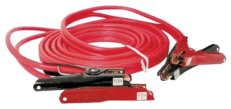 CCI Road Power 08666-00-04 Booster Cable, 4 AWG Wire, Clamp, Ruby Sheath