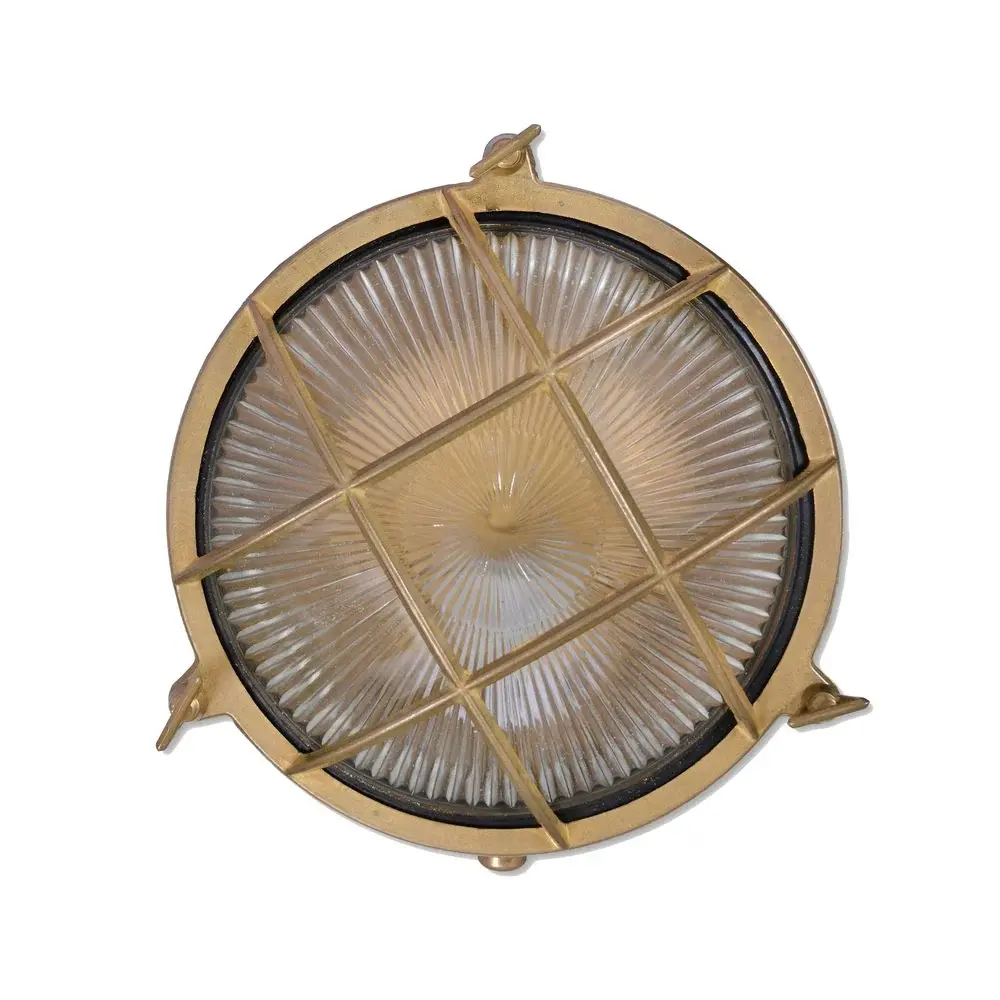 Devonport Round Wall Buoyant - Brass