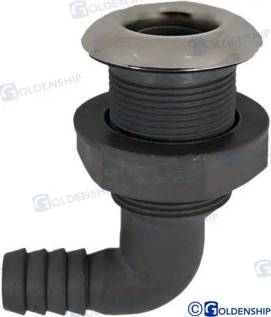 Heavy-Duty All-Weather PASACASCOS NYLON/INOX 90º 3/4"