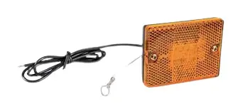 Reese 2 7/8 Inch x 2 1/8 Inch LED Stub Mound Airy Amber