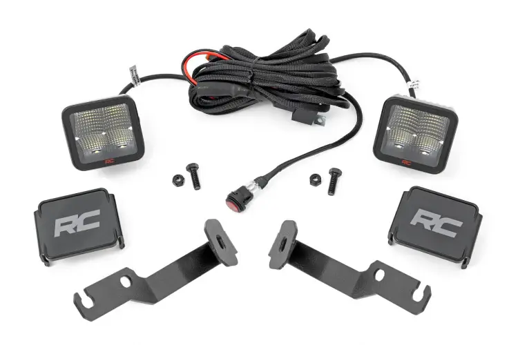 2005-15 Toyota Tacoma Rough Country Low-Profile Led Light Ditch Airy Kit Spectrum Series
