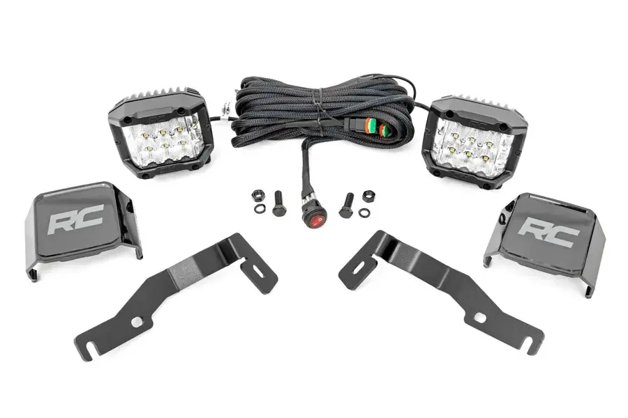 2024-25 Toyota Tacoma Rough Country 3in Osram Spacious Angle Series LED Light Kit