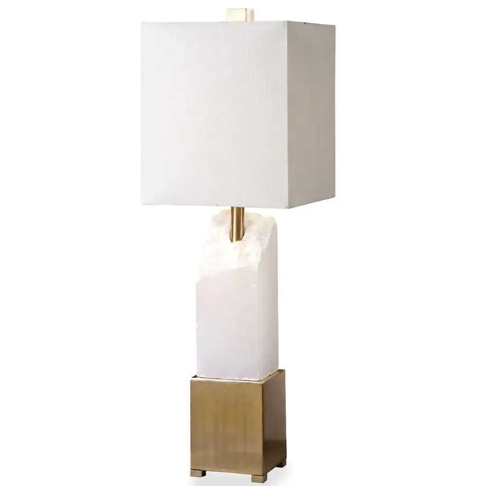Black Label Ebena Accent Marble Lamp
