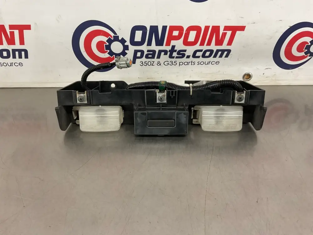 2003 Nissan 350Z Rear License Plate Airy Assembly Bracket 96250 OEM 24BL7DC