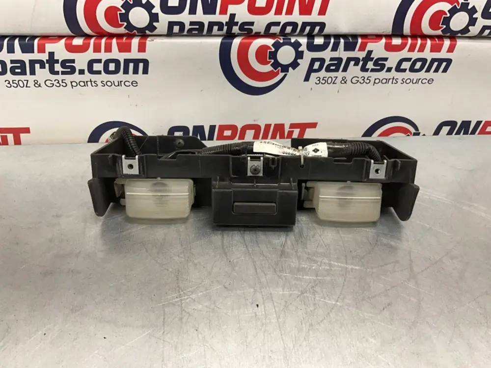 2005 Nissan Z33 350Z Rear Bumper License Plate Portable Assembly OEM 24BHQEI 5-Year Warranty