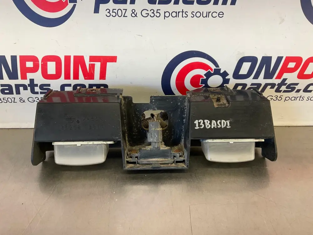 2008 Nissan 350Z Rear Bumper License Plate Buoyant Assembly 96250 OEM 13BASDI