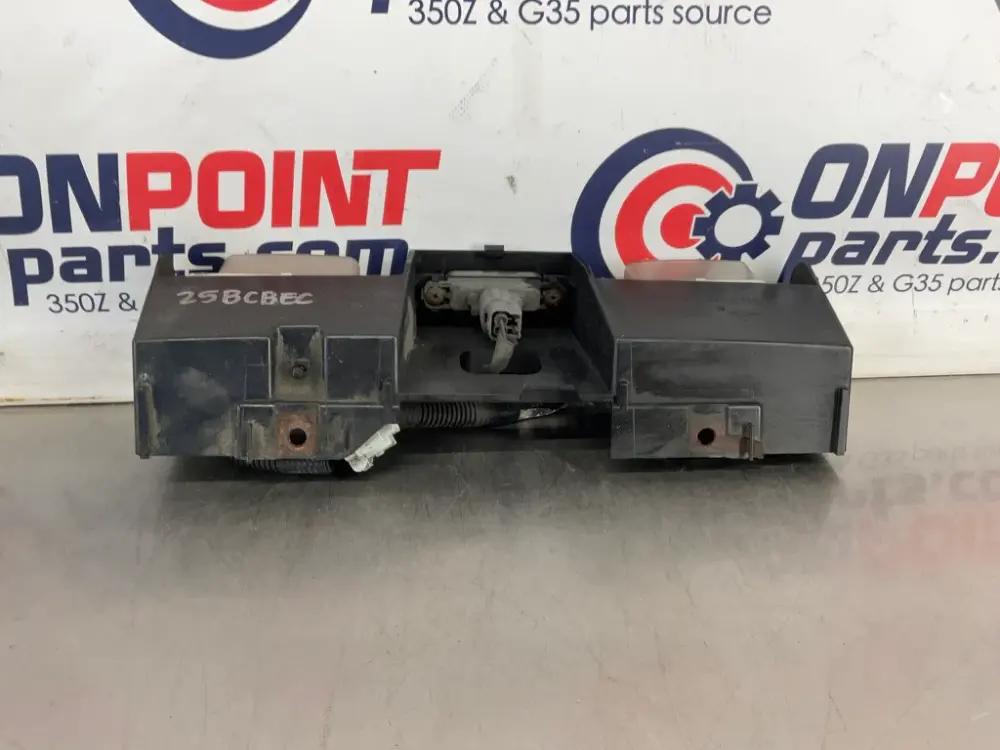 Truck 2007 Nissan 350Z Rear Bumper License Plate Portable Assembly 96252 OEM 25BCBEC