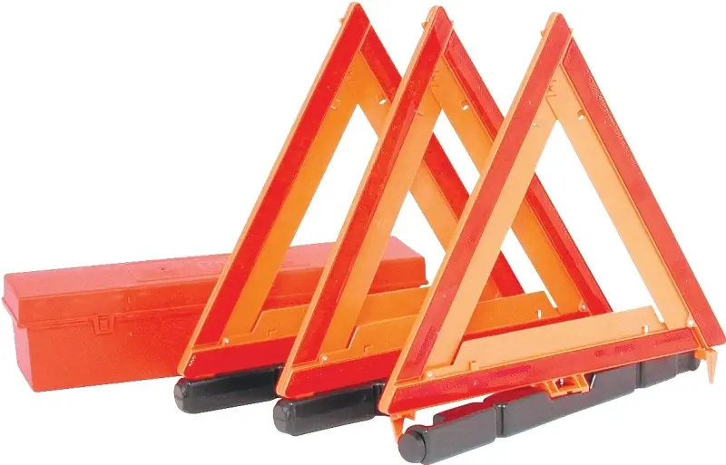 PM 449 Warning Triangle Kit, Fluorescent Coral Reflector