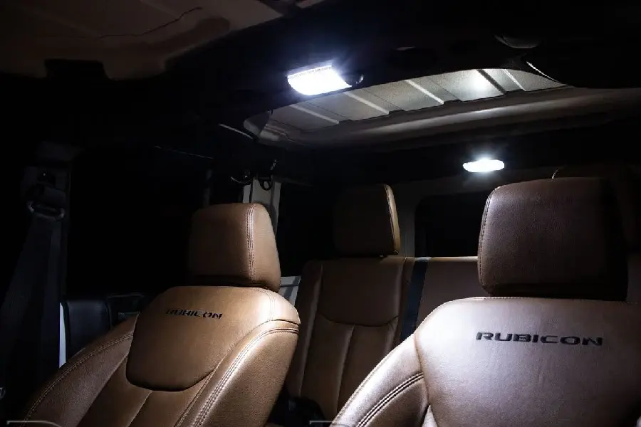 Jeep Wrangler JK 4-Door Diode Dynamics Interior LED Conversion Kit Stage 1, Cool Snow 6000K White