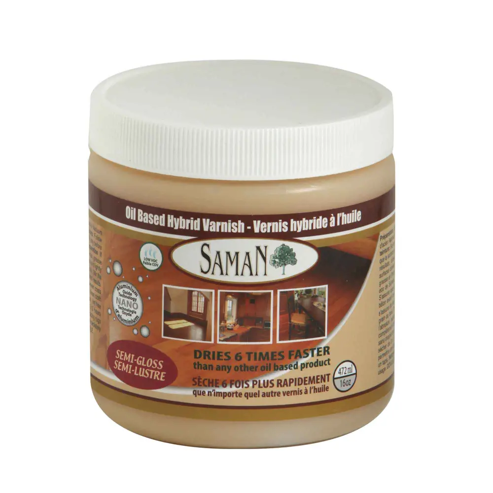Semi-Gloss Oil Based Hybrid Varnish, 472 ml
