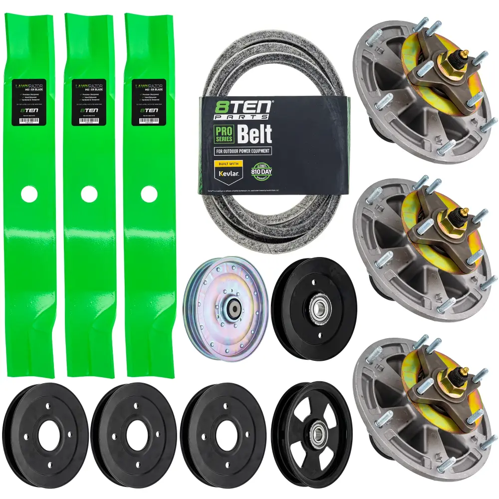 Deck Rebuild Kit Blade Spindle Belt John Deere Ztrak Z997R 60-Inch