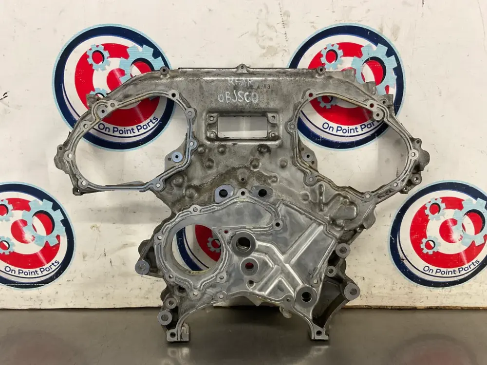 2004 Infiniti G35 VQ35DE RevUp Engine Rear Timing Chain Cover OEM 14BJSC0
