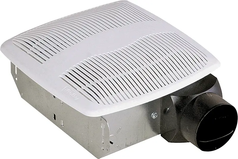 Air King AS70 Exhaust Fan, 7-1/4 L, 7-1/4 W, 0.9 , 120 V, 1-Speed, 70 cfm Air, Metal, Snow
