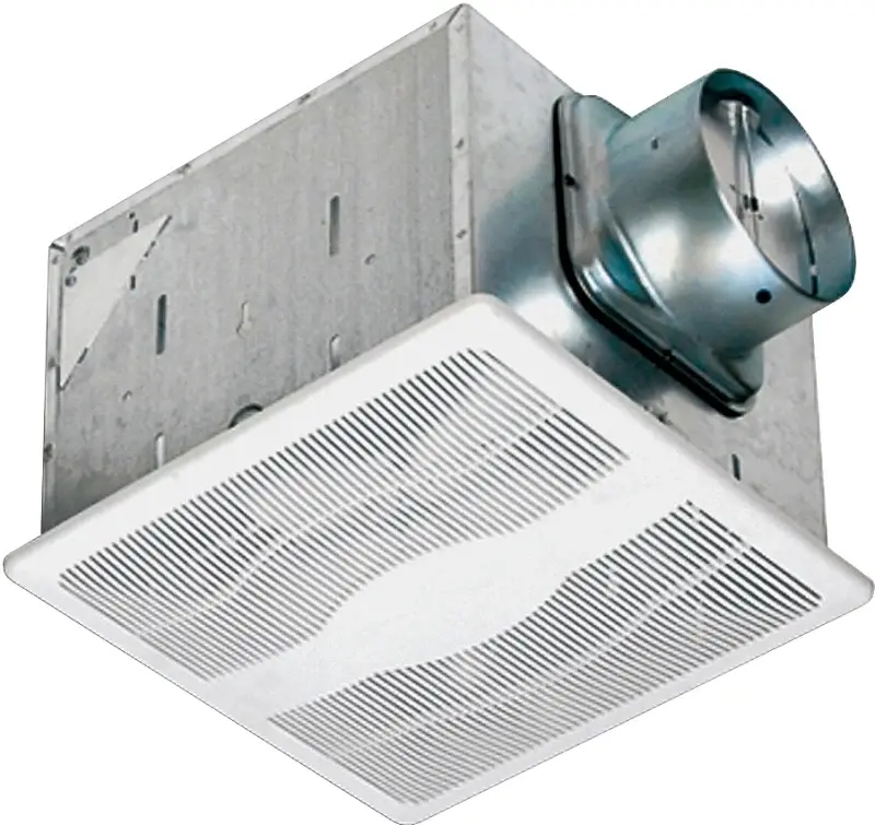 Air King E130S/ES130S Exhaust Fan, 12-3/4 L, 12-7/8 W, 0.3 , 115/120 V, 1-Speed, 130 cfm Air, Hardened