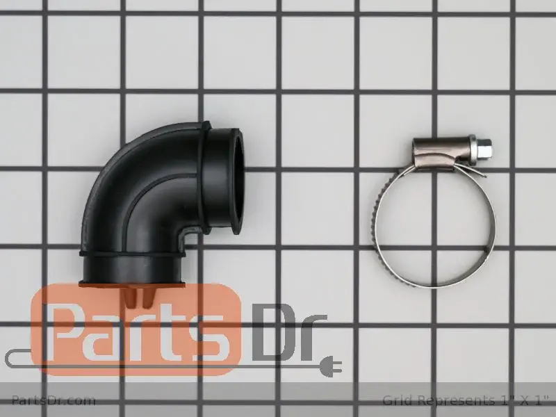 GE Dishwasher Elbow Hose and Clamps Kit (WD24X33918)