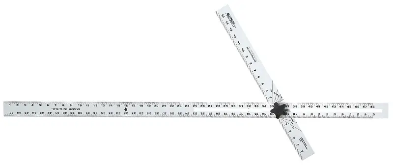 Johnson Adjust--Square Series ADS48 T-Square, SAE Graduation, Aircraft-grade