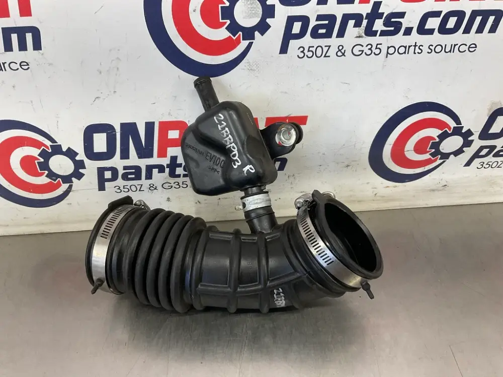 2007 Nissan 350Z Passenger Right Air Intake Tube Expansion Chamber OEM 21BBPDG