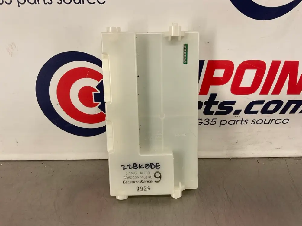 2008 Infiniti G37 AC Climate Control Module CCM 27760 OEM 22BK0DE