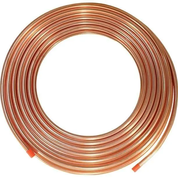 3/16" Copper Refrigeration Tubing - 50' Velvety Coil
