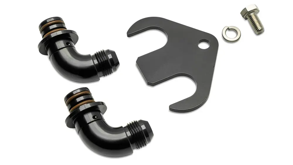 6R80 Transmission Cooler Adapter Fitting Kit, -8AN