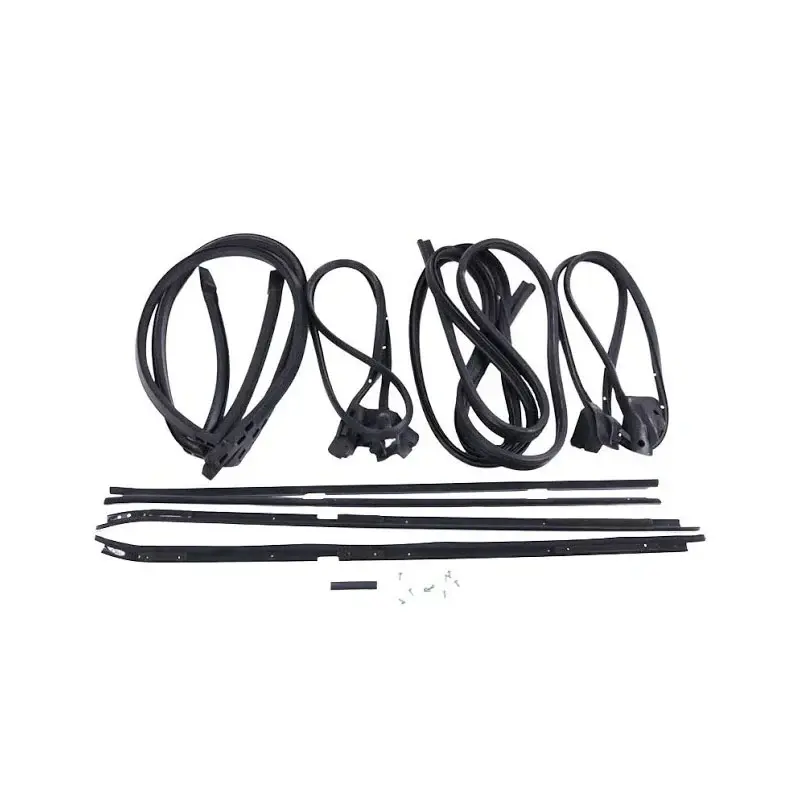 9Pcs Weatherstripping Seal Kit Wide Chromium 81-88 Regal Cutlass RWD G-Body