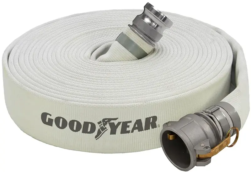 Abbott Rubber 1131-2000-50-CE Mill Discharge Hose, 50 ft L, Camlock, Tpr