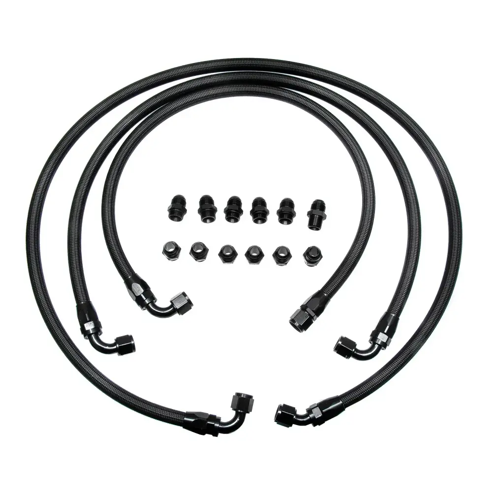 Cozy fabric Transmission Cooler Lines Kit 21101404 Duramax Engine LB7 LLY 6.6L Chevrolet GMC 2001-2005