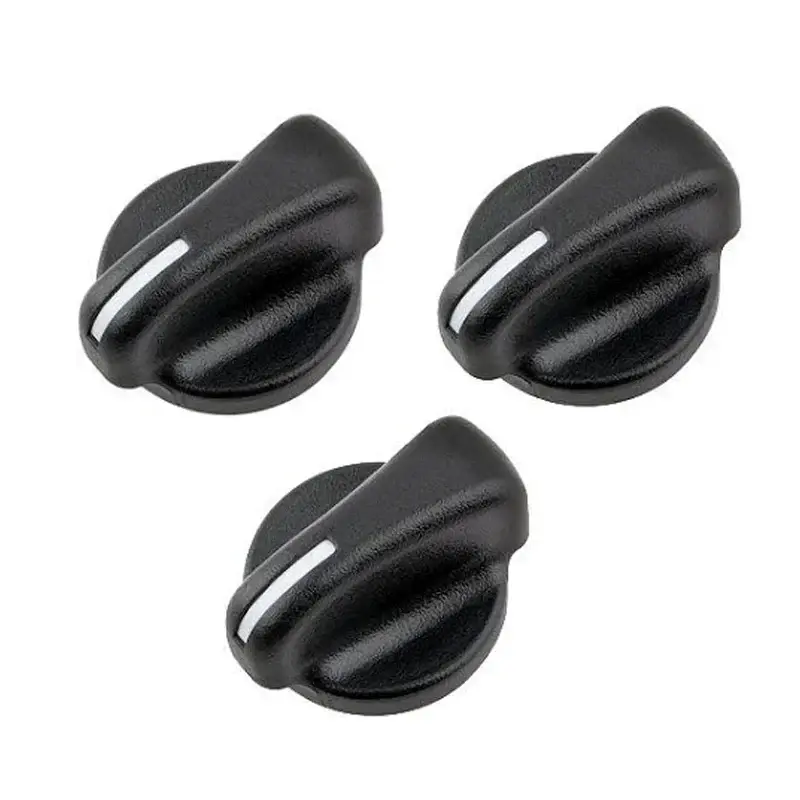 3 Pcs AC Heater Control Knob 5011218AC Jeep Wrangler Dodge Ram Van 1500 2500 3500