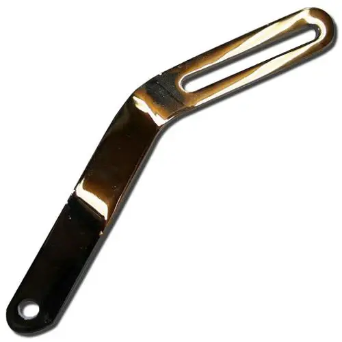 Alternator Tension Adjusting Bracket 289/302 V8, Shiny metal