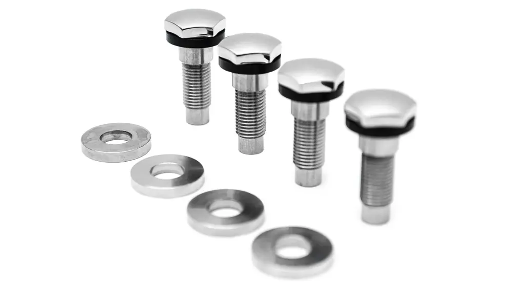 Factory Style Seat Belt Bolt Kit, Adjust 4