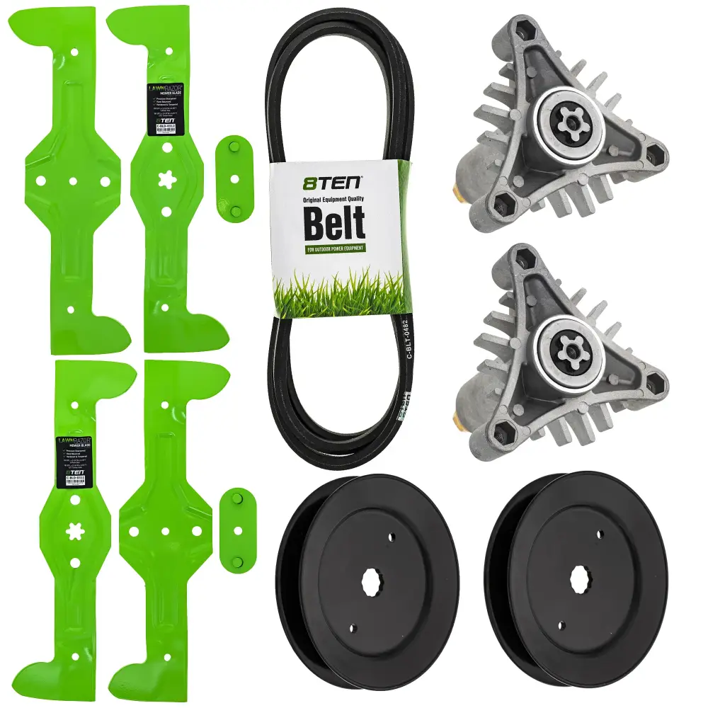 Blade Spindle Belt Pulley Deck Kit Jonsered Husqvarna MK1009784