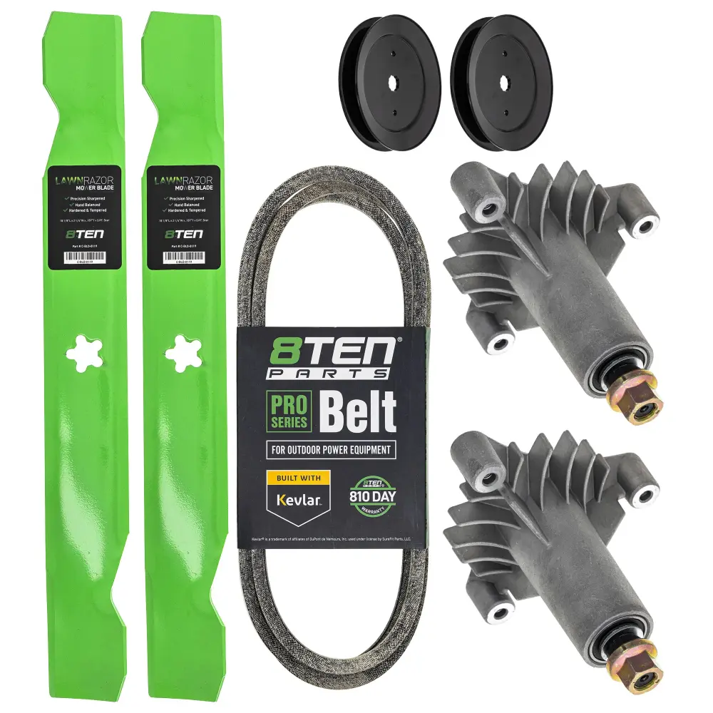 Blade Spindle Belt Pulley Deck Kit Winston Pro MK1010013